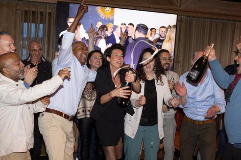 Image of A Champagne Shower to Kick Off the New Year – Celebrating a Year of Records